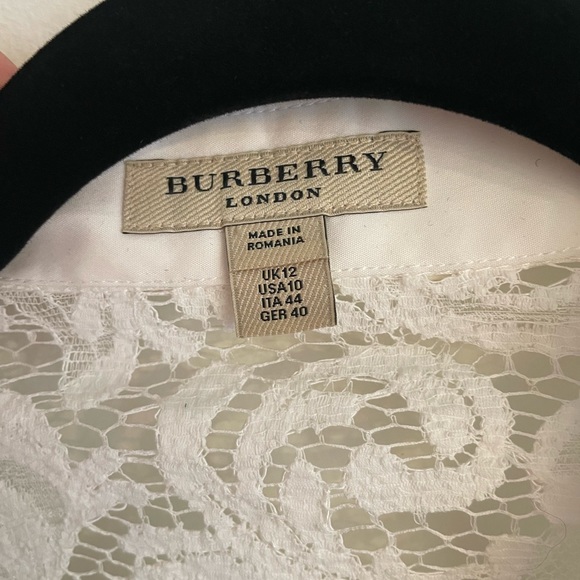 Burberry Lace Button Up - Picture 2 of 7